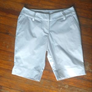 Adidas climalite women's athletic white golf shorts size 2